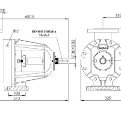 Pompa zębata Kupar KIP 2 1/2 cala do transferu farby, 7-35 m3/h