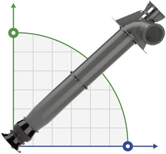 Veneroni S, 9000 m3/h osiowa pompa śmigła