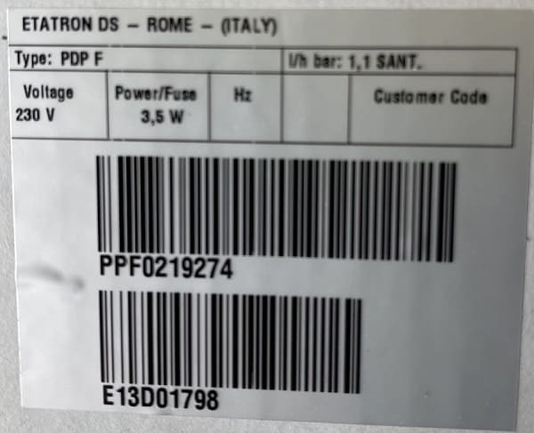 Pompa perystaltyczna f 1.1 230V Santopren