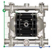 Pneumatyczna pompa membranowa BOXER 150 AISI 316 IB150A-MTAAT--