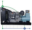 Przemysłowy generator diesla XHYP-600GF z ATS, silnik Perkins 700kVA, 600kW, 380V/50HZ typ otwarty