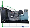 Przemysłowy generator diesla XHYP-600GF z ATS, silnik Perkins 700kVA, 600kW, 380V/50HZ typ otwarty