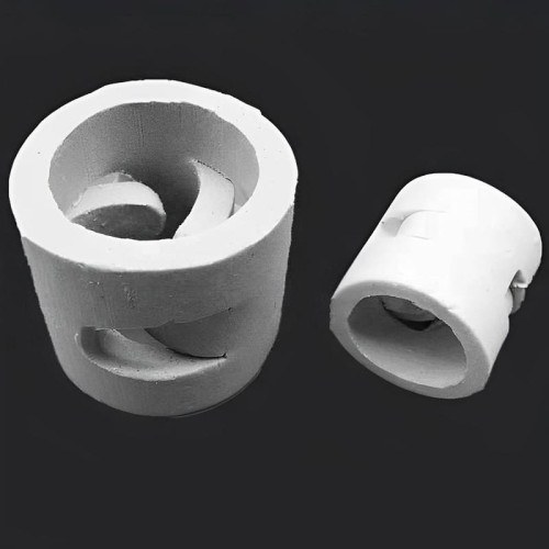 Ceramiczne pierścienie Palla, 50x50x5 mm, Ceramic Pall Ring