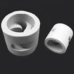 Ceramiczne pierścienie Palla, 50x50x5 mm, Ceramic Pall Ring