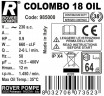 COLOMBO 18 Oil-prasa filtracyjna ramowa