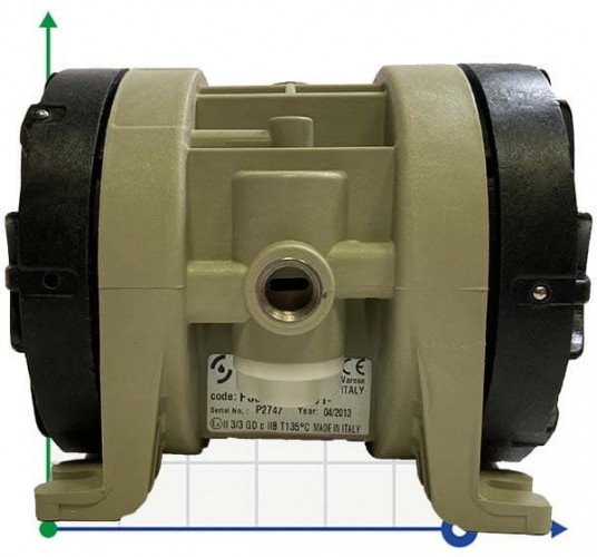 Pneumatyczna pompa membranowa PHOENIX 30-PP 1/2, P30P-HTTPV1