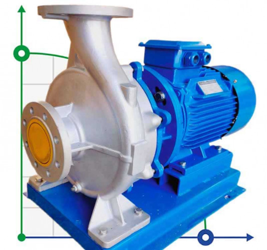 TKHW 150/510-90/4 (200/80), 90 kW, AISI 304, 1480 pozioma pompa ze stali nierdzewnej