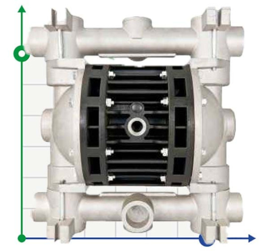 Pneumatyczna pompa membranowa BOXER 150 ALUMINIUM IB150ALHTAIT--