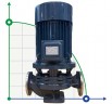 BGLH 200-250(I)A, 55, (358/16), 22kW, 1480 pompa in-line ze stali nierdzewnej z tandemowym uszczelnieniem mechanicznym do dżemu, paszczy, syropów