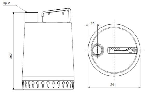 Pompa odwadniająca Unilift AP12.50.11.1 ze stali nierdzewnej