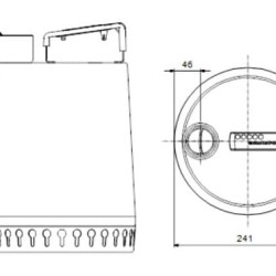 Pompa odwadniająca Unilift AP12.50.11.1 ze stali nierdzewnej