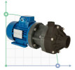 Pompa ze sprzęgłem magnetycznym DM 06 PVDF, VITON, 0,37 kW, 81 mm