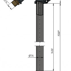 BG-203 wodny, niezamarzający hydrant ogrodowy