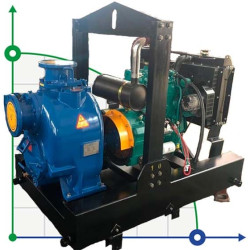 Samozasysająca przepompownia oleju napędowego P-6 (pompa silnikowa)
