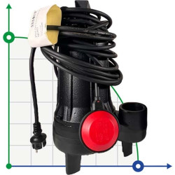 Pompa zatapialna ALPHA V22 M/G Dreno pompy ścieków przemysłowych
