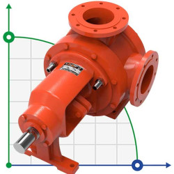 Pompa zębata do asfaltu Kupar KIP 6 cali, 35-130 m3/h