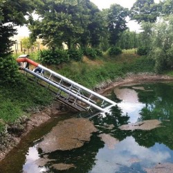 Veneroni ABN 45, 1440 m3/h pompa odśrodkowa z ramą