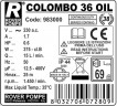 COLOMBO 36 Oil-prasa filtracyjna ramowa