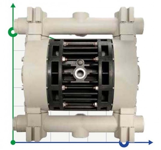 Pneumatyczna pompa membranowa BOXER 150 PP IB150P-MTTIT--