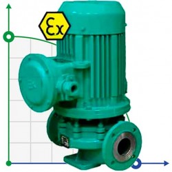 Pompa nierdzewna do odpady z gorzelni IHG 65-160-4, 0 Ex (przeciwwybuchowa)