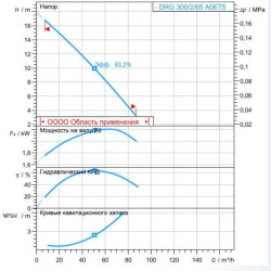 Pompa DRG 300/2/65 A0ET5 NC Q TS 2SIC 10 400 V (Zenit)