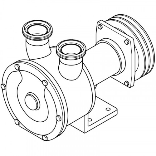 Pompa wirowa do pompowania oleju napędowego LIVERANI SPECIAL 60 Inox 2 FM 12V, 350 l/min, AISI 316, bez silnika