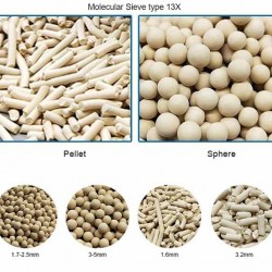 Sito molekularne 13X, Pellet, 3,0-3,3 mm