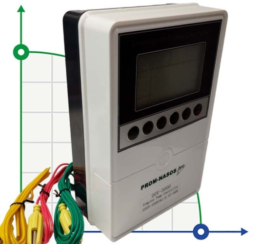 Sterownik pompy 20Y-3000, tworzywo ABS, 1-fazowy 220V-240V, 0,37-3kW