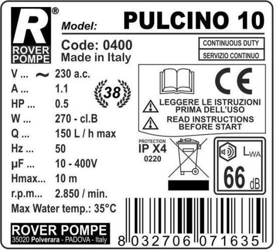 Prasa filtracyjna PULCINO 10-ramowa
