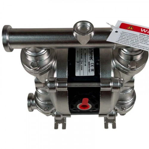 Pneumatyczna pompa membranowa PHOENIX P35 AISI316 HYTREL+PTFE, 35 l/hv do koagulantu.