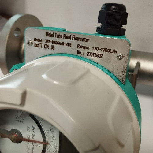 DN25 Przepływomierz ze stali nierdzewnej rotametr LZ PN40 (alkohol 96%), 180...1700 l/h, 4-20mA, Ex