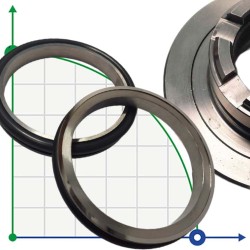 Para cierna uszczelnienia mechanicznego do pompy Borger - 70 TC/TC/VITON