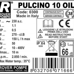 PULCINO 10 Oil - prasa filtracyjna ramowa