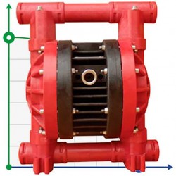 RUBY 025P-P-TPT-F  pompa membranowa pneumatyczny