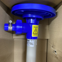 Część pompująca (rura) pompy beczkowej FLUIMAC NETTUNE wykonana z PP (wał HASTELLOY 2.4610), 1200 mm, Ø41 mm