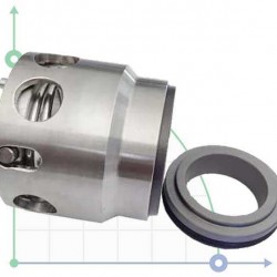 Uszczelnienie pompy Lowara R-LWR 22, CAR/SIC, EPDM, 304