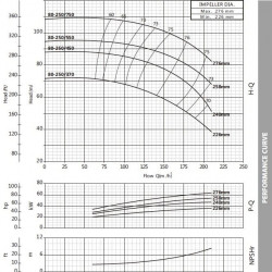 Pompa odśrodkowa monoblokowa BST 80-250/45, 3000