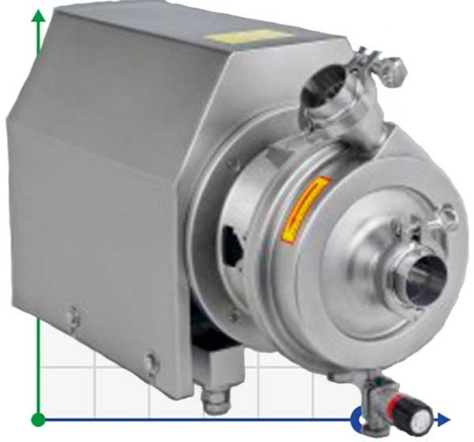 SCP-L, 10T, 60m, AISI 316L, 7,5 kW ABB Motor, 380V sanitarna pompa odśrodkowa