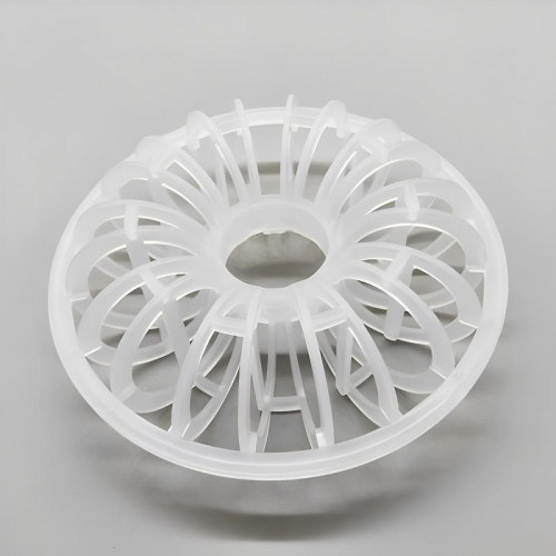 Płytka plastikowa Rosette Ring, PP, 73x28x(3x4), Plastic Teller Rosette Ring