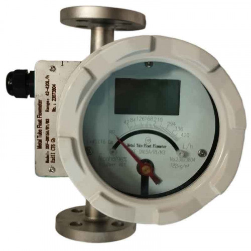 DN15 Przepływomierz ze stali nierdzewnej rotametr LZ PN40 (alkohol 96%), 42...420 l/h, 4-20mA, Ex