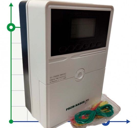 Sterownik pompy Y1-7500D, tworzywo ABS, 3-fazowy 380V-415V, 1,1-7,5 kW