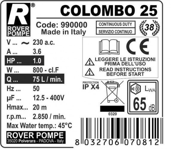 COLOMBO 25-ramowa prasa filtracyjna