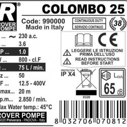 COLOMBO 25-ramowa prasa filtracyjna