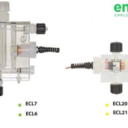 Otwarte komory amperometryczne do pomiaru wolnego chloru EMEC ECL 0-10 mg/l [ppm] Cl2, 0,4-5 bar