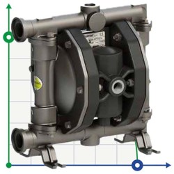 PHOENIX P160 AISI316 ATEX pompa membranowa pneumatyczna