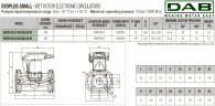 Pompa obiegowa DAB EVOPLUS small 60/250 40 1x220-240 Y25 ze sterowaniem elektronicznym, 60220934