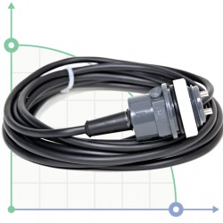 Czujnik przewodności elektrycznej CD, PVC, K=5 (0-200 µs; 0-2. 000 µs) z czujnikiem temperatury