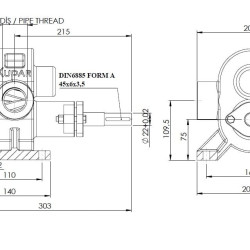 Pompa zębata do dżemu Kupar KHP 1 1/2 cala, 4-11,5 m3/h