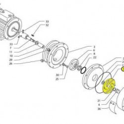 Wirnik pompy IM 160, PP