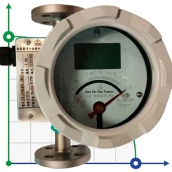 DN15 Przepływomierz ze stali nierdzewnej rotametr LZ PN40 (alkohol 96%), 17...170 l/h, 4-20mA, Ex